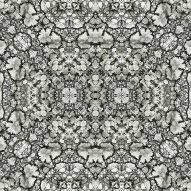 Kusursuz kaleydoskop deseni. Soyut etnik köken. Kusursuz bir doku. Yaratıcı bir geçmiş. Çizimler