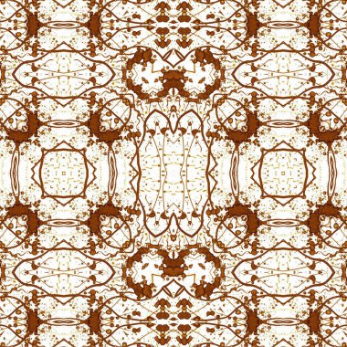 Kusursuz kaleydoskop deseni. Soyut etnik köken. Kusursuz bir doku. Yaratıcı bir geçmiş. Çizimler