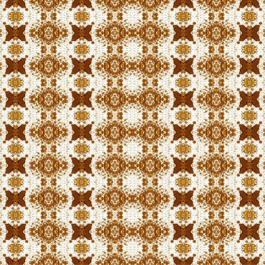 Kusursuz kaleydoskop deseni. Soyut etnik köken. Kusursuz bir doku. Yaratıcı bir geçmiş. Çizimler