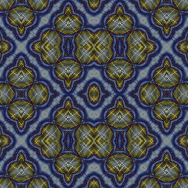 Kusursuz kaleydoskop deseni. Soyut etnik köken. Kusursuz bir doku. Yaratıcı bir geçmiş. Çizimler