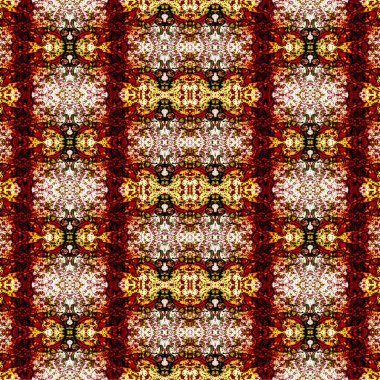 Kusursuz kaleydoskop deseni. Soyut etnik köken. Kusursuz bir doku. Yaratıcı bir geçmiş. Çizimler