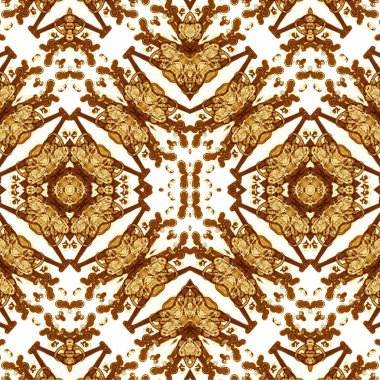 Kusursuz kaleydoskop deseni. Soyut etnik köken. Kusursuz bir doku. Yaratıcı bir geçmiş. Çizimler