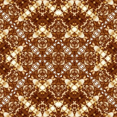 Kusursuz kaleydoskop deseni. Soyut etnik köken. Kusursuz bir doku. Yaratıcı bir geçmiş. Çizimler