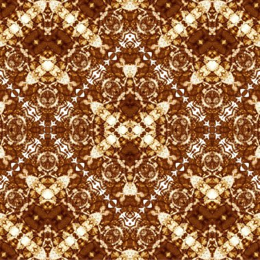 Kusursuz kaleydoskop deseni. Soyut etnik köken. Kusursuz bir doku. Yaratıcı bir geçmiş. Çizimler