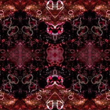 Kusursuz kaleydoskop deseni. Soyut etnik köken. Kusursuz bir doku. Yaratıcı bir geçmiş. Çizimler