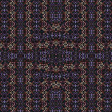 Kusursuz kaleydoskop deseni. Soyut etnik köken. Kusursuz bir doku. Yaratıcı bir geçmiş. Çizimler