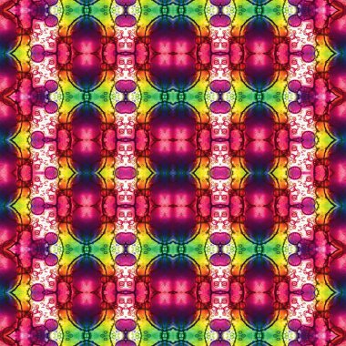 Kusursuz kaleydoskop deseni. Soyut etnik köken. Kusursuz bir doku. Yaratıcı bir geçmiş. Çizimler