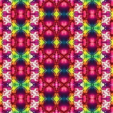 Kusursuz kaleydoskop deseni. Soyut etnik köken. Kusursuz bir doku. Yaratıcı bir geçmiş. Çizimler