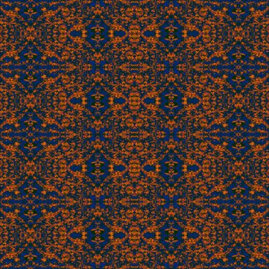 Kusursuz kaleydoskop deseni. Soyut etnik köken. Kusursuz bir doku. Yaratıcı bir geçmiş. Çizimler