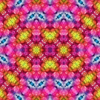 Kusursuz kaleydoskop deseni. Soyut etnik köken. Kusursuz bir doku. Yaratıcı bir geçmiş. Çizimler