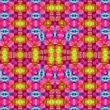 Kusursuz kaleydoskop deseni. Soyut etnik köken. Kusursuz bir doku. Yaratıcı bir geçmiş. Çizimler