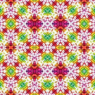 Kusursuz kaleydoskop deseni. Soyut etnik köken. Kusursuz bir doku. Yaratıcı bir geçmiş. Çizimler