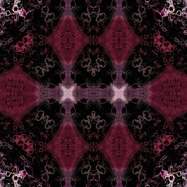 Kusursuz kaleydoskop deseni. Soyut etnik köken. Kusursuz bir doku. Yaratıcı bir geçmiş. Çizimler