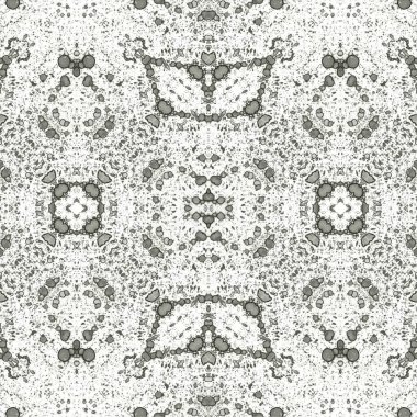 Kusursuz kaleydoskop deseni. Soyut etnik köken. Kusursuz bir doku. Yaratıcı bir geçmiş. Çizimler