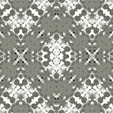 Kusursuz kaleydoskop deseni. Soyut etnik köken. Kusursuz bir doku. Yaratıcı bir geçmiş. Çizimler