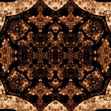 Kusursuz kaleydoskop deseni. Soyut etnik köken. Kusursuz bir doku. Yaratıcı bir geçmiş. Çizimler