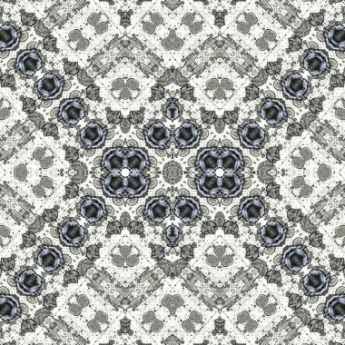 Kusursuz kaleydoskop deseni. Soyut etnik köken. Kusursuz bir doku. Yaratıcı bir geçmiş. Çizimler