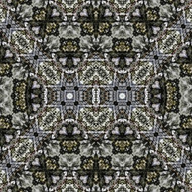 Kusursuz kaleydoskop deseni. Soyut etnik köken. Kusursuz bir doku. Yaratıcı bir geçmiş. Çizimler