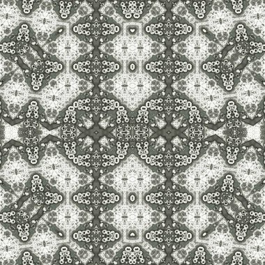 Kusursuz kaleydoskop deseni. Soyut etnik köken. Kusursuz bir doku. Yaratıcı bir geçmiş. Çizimler