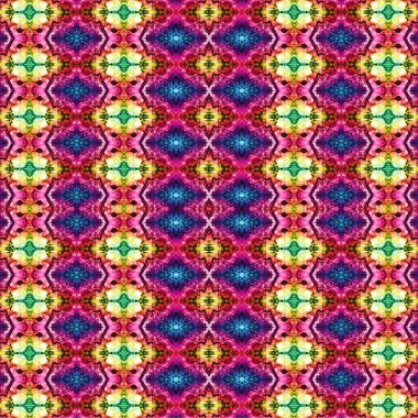 Kusursuz kaleydoskop deseni. Soyut etnik köken. Kusursuz bir doku. Yaratıcı bir geçmiş. Çizimler