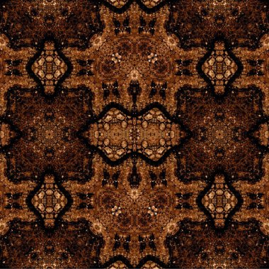 Kusursuz kaleydoskop deseni. Soyut etnik köken. Kusursuz bir doku. Yaratıcı bir geçmiş. Çizimler