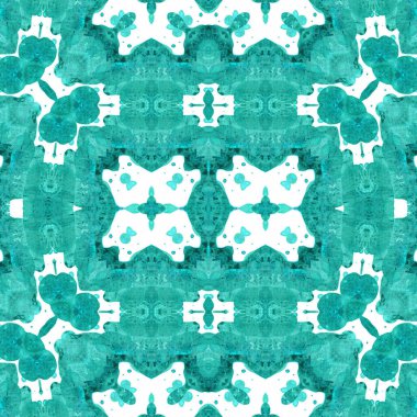 Kusursuz kaleydoskop deseni. Soyut etnik köken. Kusursuz bir doku. Yaratıcı bir geçmiş. Çizimler