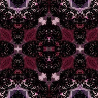 Kusursuz kaleydoskop deseni. Soyut etnik köken. Kusursuz bir doku. Yaratıcı bir geçmiş. Çizimler