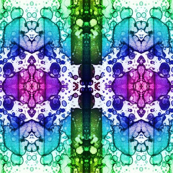 Kusursuz kaleydoskop deseni. Soyut etnik köken. Kusursuz bir doku. Yaratıcı bir geçmiş. Çizimler