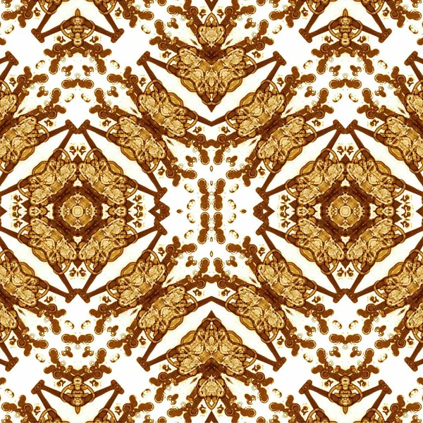 Kusursuz kaleydoskop deseni. Soyut etnik köken. Kusursuz bir doku. Yaratıcı bir geçmiş. Çizimler