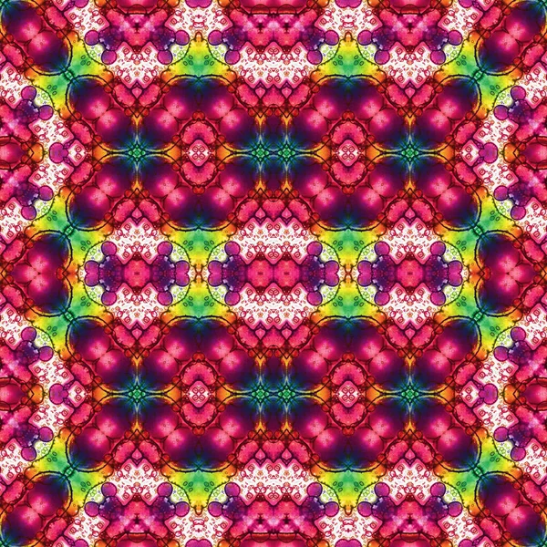 Kusursuz kaleydoskop deseni. Soyut etnik köken. Kusursuz bir doku. Yaratıcı bir geçmiş. Çizimler