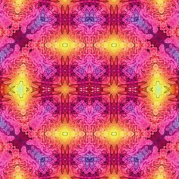 Kusursuz kaleydoskop deseni. Soyut etnik köken. Kusursuz bir doku. Yaratıcı bir geçmiş. Çizimler