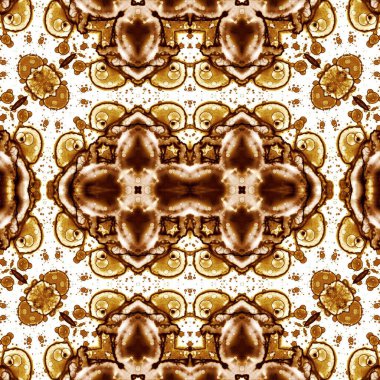 Kusursuz kaleydoskop deseni. Soyut etnik köken. Kusursuz bir doku. Yaratıcı bir geçmiş. Çizimler