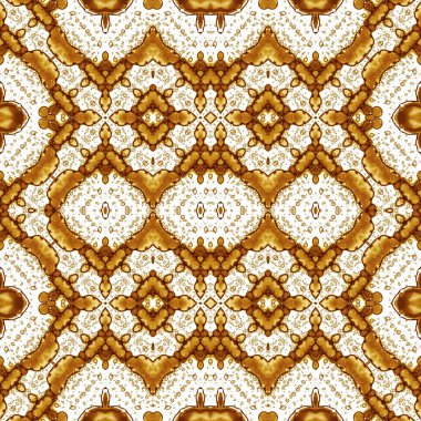 Kusursuz kaleydoskop deseni. Soyut etnik köken. Kusursuz bir doku. Yaratıcı bir geçmiş. Çizimler