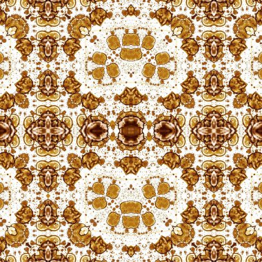 Kusursuz kaleydoskop deseni. Soyut etnik köken. Kusursuz bir doku. Yaratıcı bir geçmiş. Çizimler