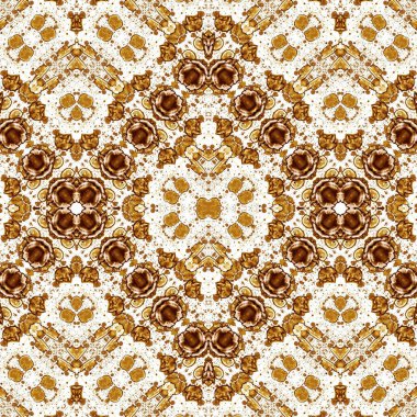 Kusursuz kaleydoskop deseni. Soyut etnik köken. Kusursuz bir doku. Yaratıcı bir geçmiş. Çizimler