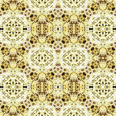 Kusursuz kaleydoskop deseni. Soyut etnik köken. Kusursuz bir doku. Yaratıcı bir geçmiş. Çizimler