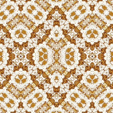 Kusursuz kaleydoskop deseni. Soyut etnik köken. Kusursuz bir doku. Yaratıcı bir geçmiş. Çizimler