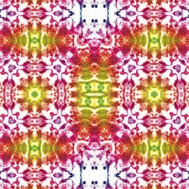 Kusursuz kaleydoskop deseni. Soyut etnik köken. Kusursuz bir doku. Yaratıcı bir geçmiş. Çizimler