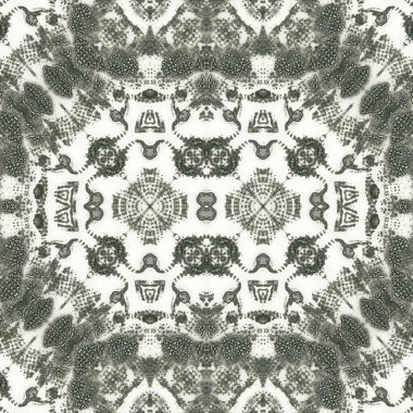 Kusursuz kaleydoskop deseni. Soyut etnik köken. Kusursuz bir doku. Yaratıcı bir geçmiş. Çizimler