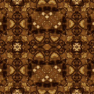 Kusursuz kaleydoskop deseni. Soyut etnik köken. Kusursuz bir doku. Yaratıcı bir geçmiş. Çizimler