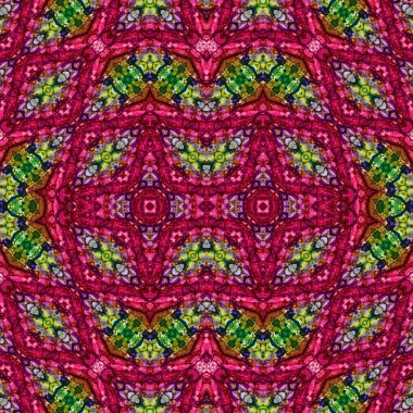 Kusursuz kaleydoskop deseni. Soyut etnik köken. Kusursuz bir doku. Yaratıcı bir geçmiş. Çizimler