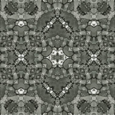 Kusursuz kaleydoskop deseni. Soyut etnik köken. Kusursuz bir doku. Yaratıcı bir geçmiş. Çizimler