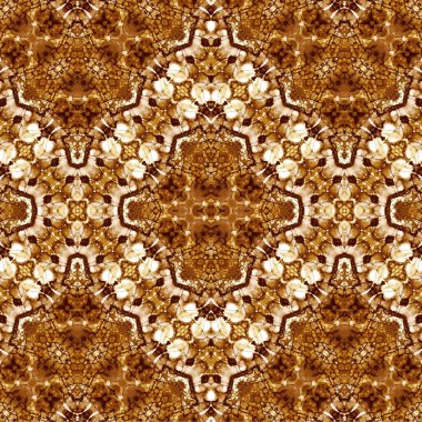 Kusursuz kaleydoskop deseni. Soyut etnik köken. Kusursuz bir doku. Yaratıcı bir geçmiş. Çizimler