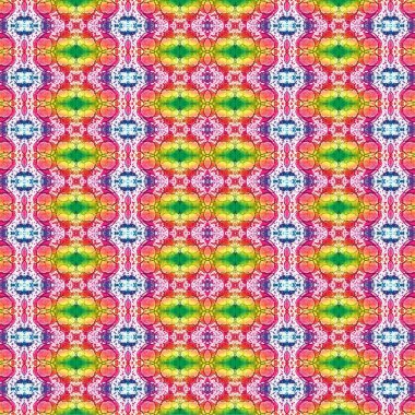 Kusursuz kaleydoskop deseni. Soyut etnik köken. Kusursuz bir doku. Yaratıcı bir geçmiş. Çizimler