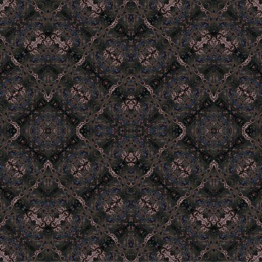 Kusursuz kaleydoskop deseni. Soyut etnik köken. Kusursuz bir doku. Yaratıcı bir geçmiş. Çizimler