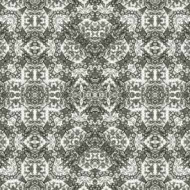 Kusursuz kaleydoskop deseni. Soyut etnik köken. Kusursuz bir doku. Yaratıcı bir geçmiş. Çizimler