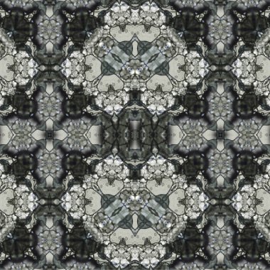 Kusursuz kaleydoskop deseni. Soyut etnik köken. Kusursuz bir doku. Yaratıcı bir geçmiş. Çizimler