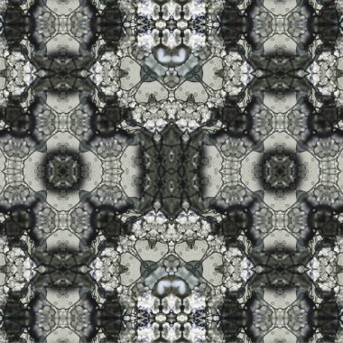 Kusursuz kaleydoskop deseni. Soyut etnik köken. Kusursuz bir doku. Yaratıcı bir geçmiş. Çizimler