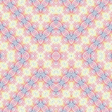 Kusursuz kaleydoskop deseni. Soyut etnik köken. Kusursuz bir doku. Yaratıcı bir geçmiş. Çizimler