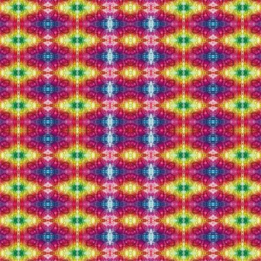 Kusursuz kaleydoskop deseni. Soyut etnik köken. Kusursuz bir doku. Yaratıcı bir geçmiş. Çizimler